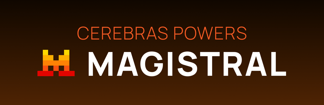 cerebras powers magistral